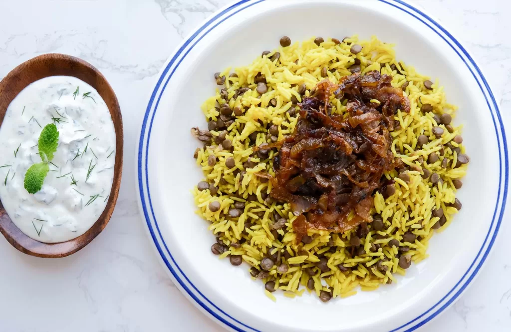 Persian Lentil Rice