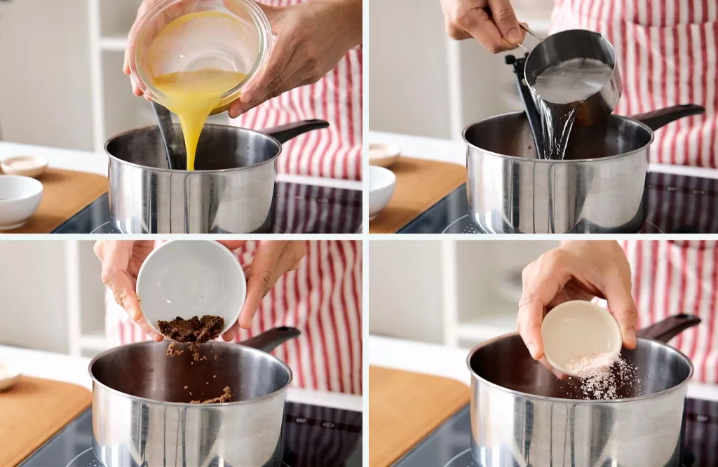 Step2_add liquid ingredients and seasonings