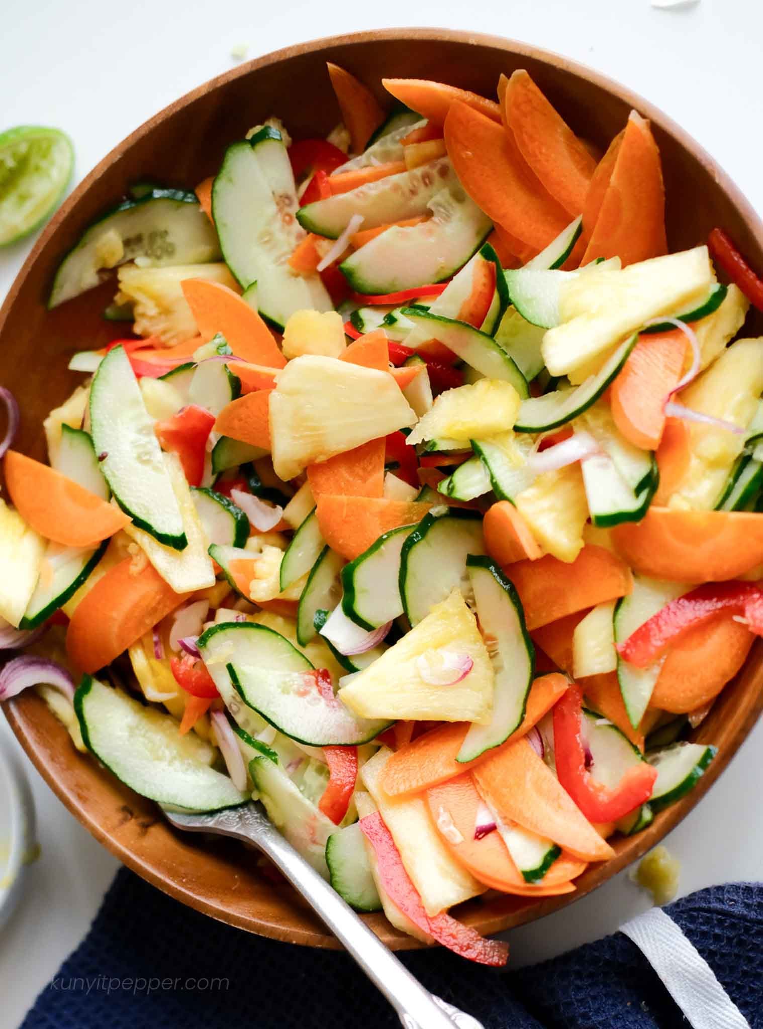 Simple Zesty Pineapple Salad
