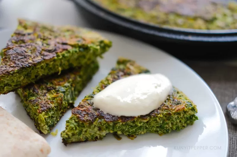 Persian Leeks and Chives Frittata