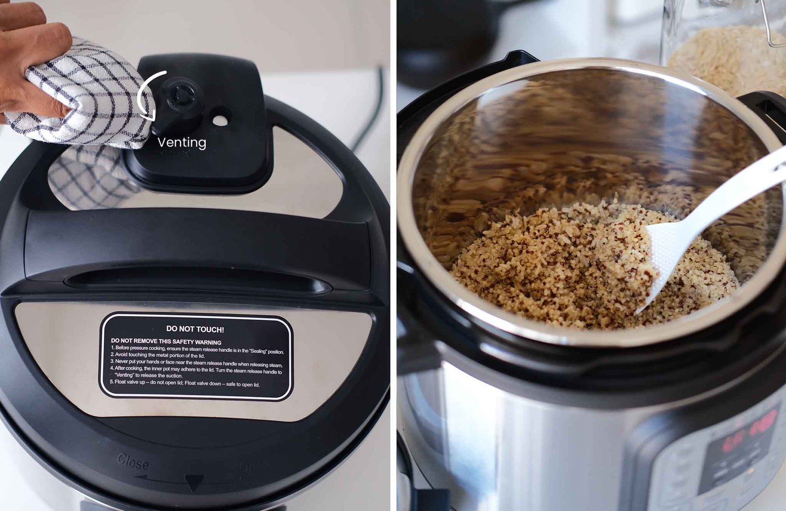 How To Cook Brown Rice and Quinoa – Stovetop, Rice Cooker & Instant Pot ...