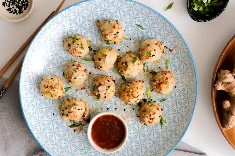 Asian Chicken Meatballs - Dumpling Filling Flavor