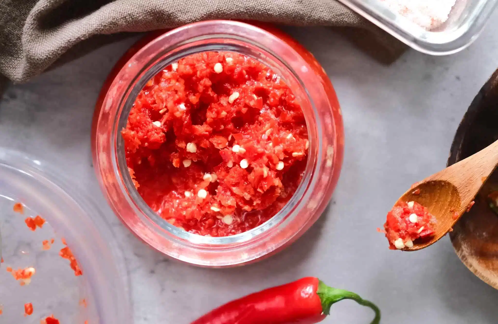 3-Ingredients Sambal Oelek Recipe