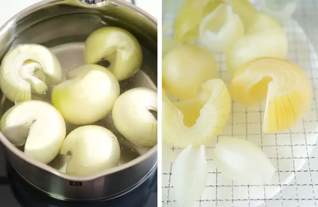 Boiling the onion and dry_for stuffing