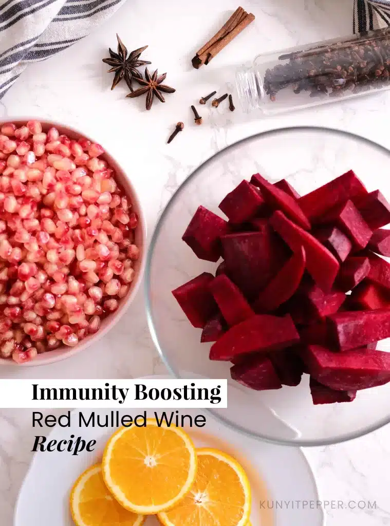 Non-Alcoholic Red Mulled Wine Recipe Ingredients