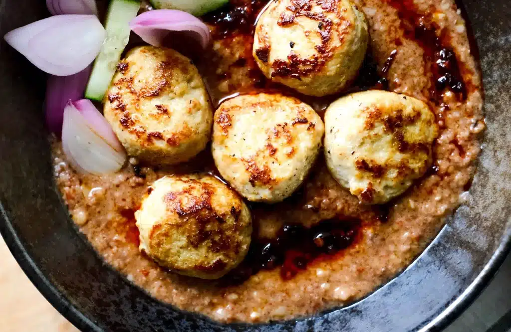 Asian lemongrass chicken meatballs