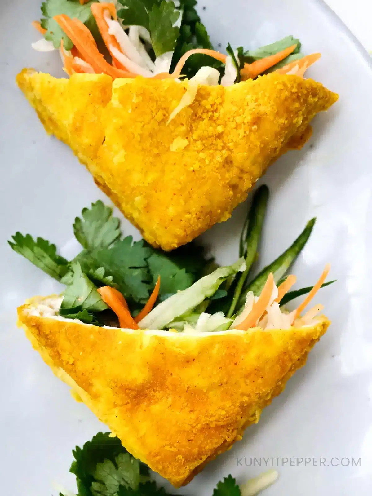 Air-fried Vegetable Stuffed Tofu