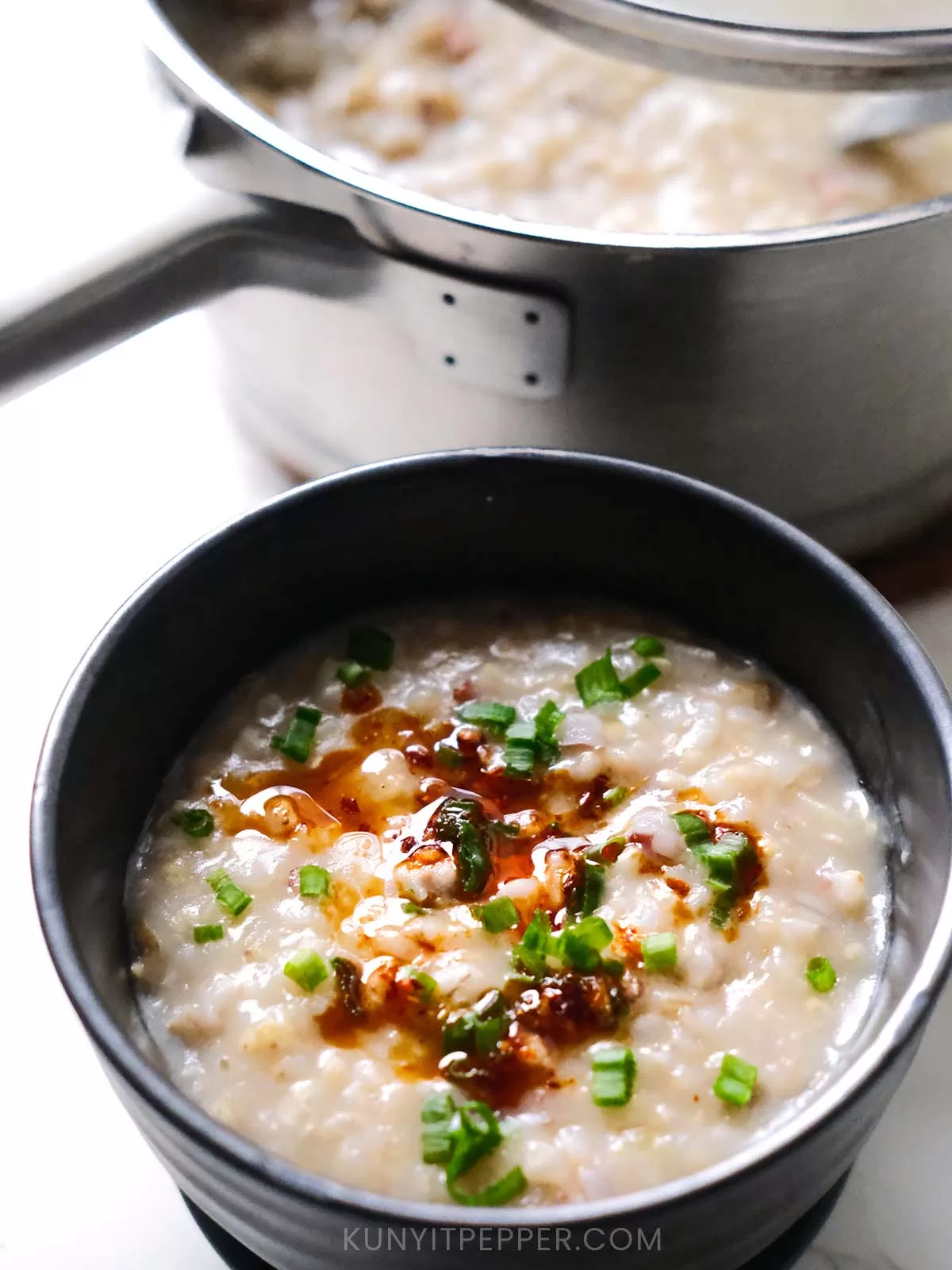 Multigrain Ginger Chicken Congee